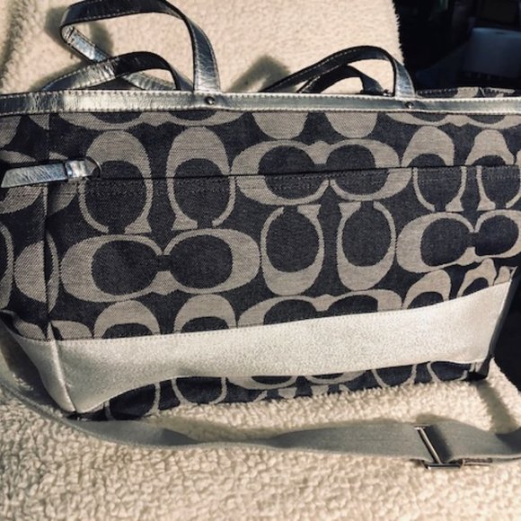 Coach Signature Diaper Bag- NEW! - Picture 4 of 7